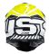 Мотошолом Just1 J39 Poseidon Fluo Yellow Black White