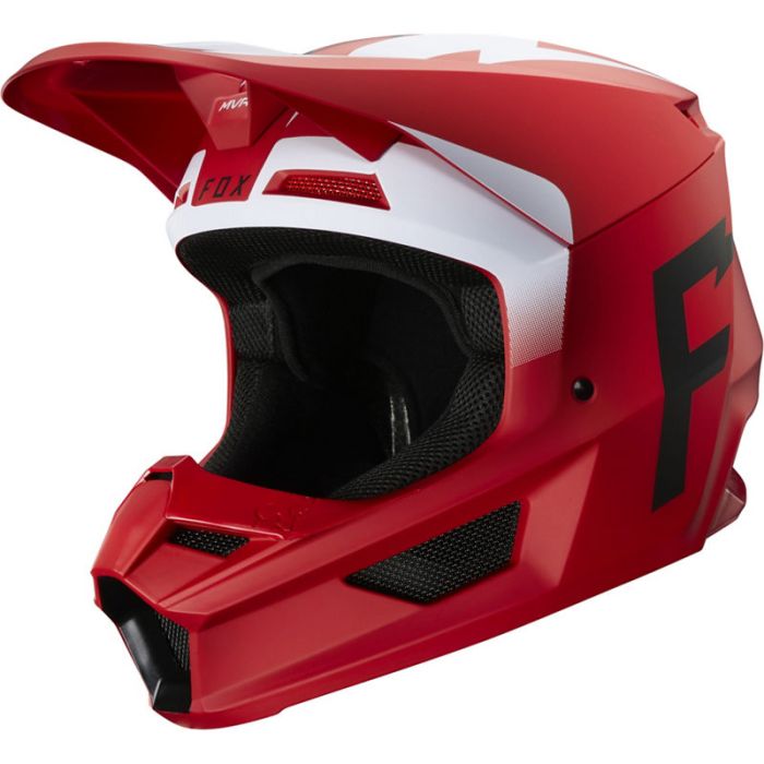 Мотошолом Fox V1 Werd Flame Red