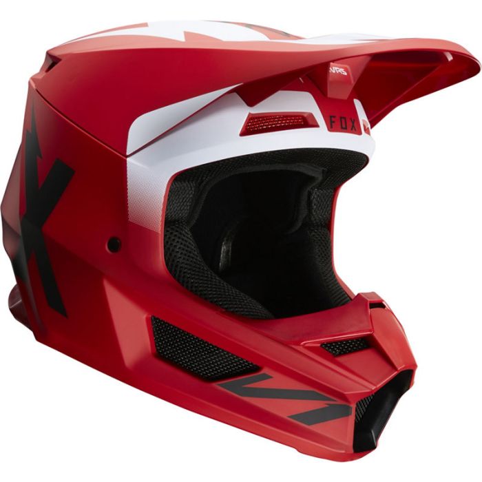 Мотошолом Fox V1 Werd Flame Red
