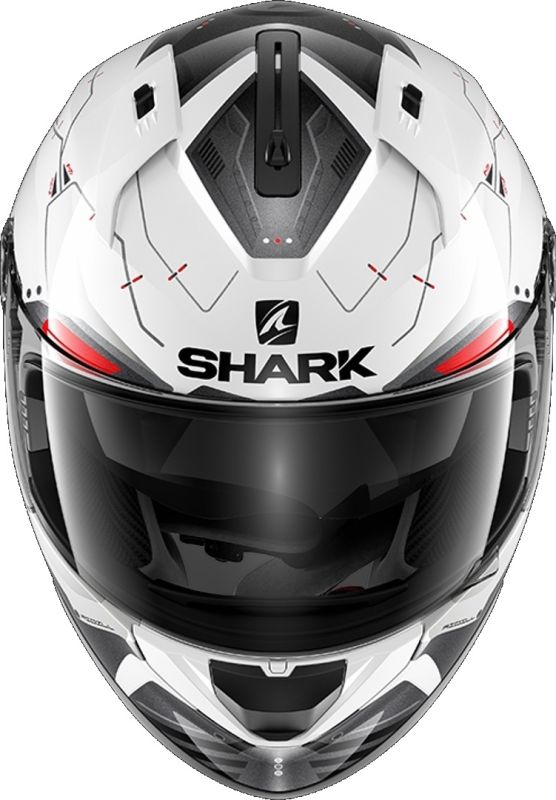 Мотошолом Shark Ridill Mecca White/Black/Red