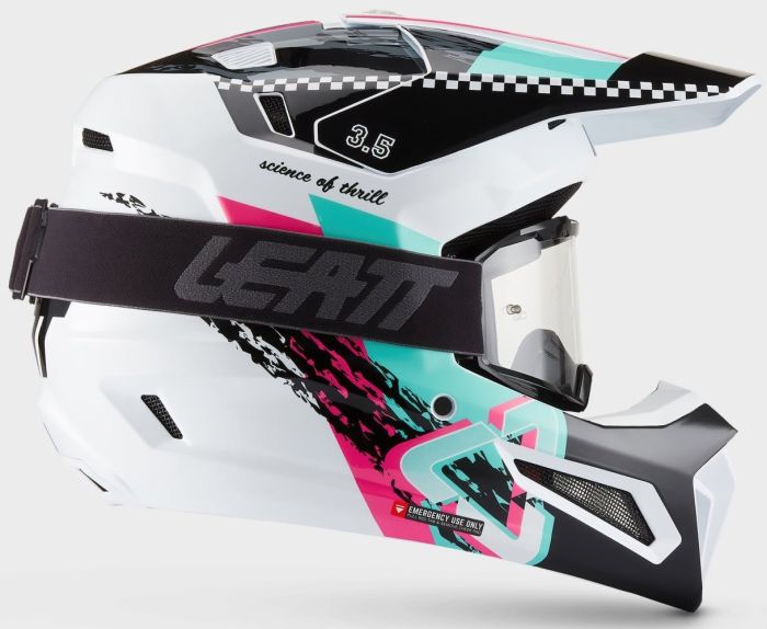 Шолом Leatt Moto 3.5 Helmet + Goggle Pink