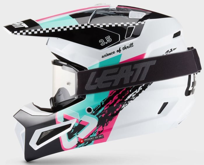 Шолом Leatt Moto 3.5 Helmet + Goggle Pink