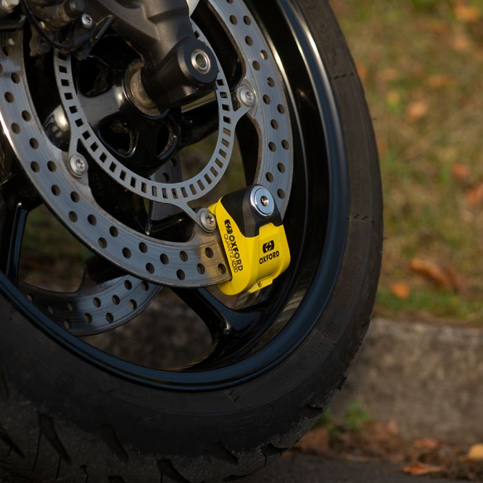 Замок Oxford Quartz XD10 Disc Lock Yellow/Black