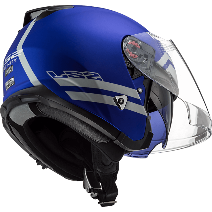Мотошолом LS2 OF521 Infinity Hyper Matt Blue