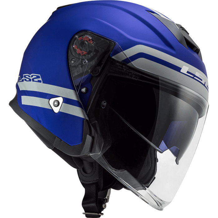 Мотошолом LS2 OF521 Infinity Hyper Matt Blue