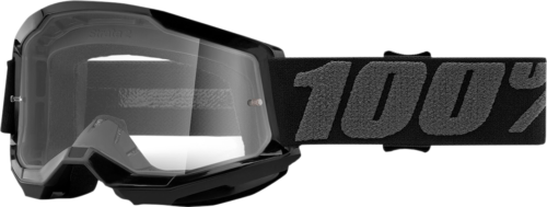 Дитячі окуляри 100% STRATA 2 Youth Goggle Black - Clear Lens