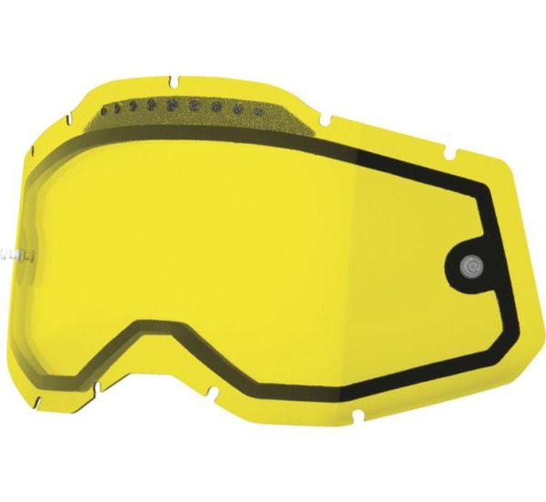 Лінза до окулярів 100% RC2/AC2/ST2 Dual Vented Replacement Lens Anti-Fog - Yellow