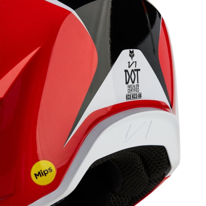 Мотошолом Fox V1 Nitro Helmet Flo Red