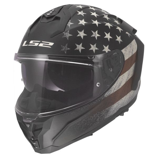 Мото шолом LS2 FF817 Challenger II Battleborn Red White Blue