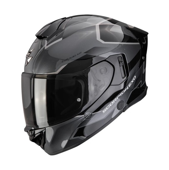 Шолом SCORPION EXO-530 AIR CLIP silver/black