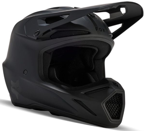 Шолом Fox Yth V3 Helmet - Solid Black
