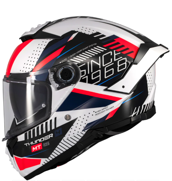 Мотошолом MT THUNDER 4 SV LUMINENCE A17 Gloss