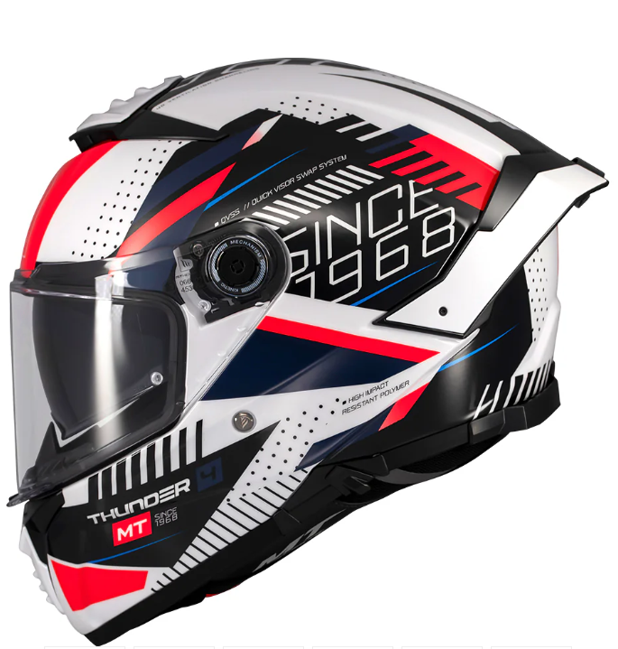 Мотошолом MT THUNDER 4 SV LUMINENCE A17 Gloss