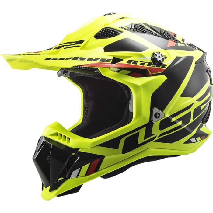 Мотошолом LS2 MX700 Subverter Evo Stomp Hi-Vis Yellow Black