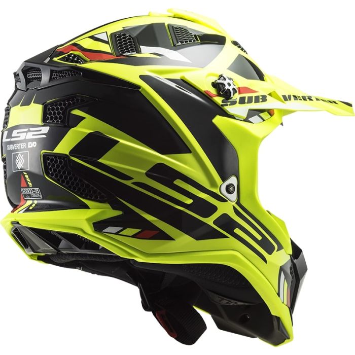 Мотошолом LS2 MX700 Subverter Evo Stomp Hi-Vis Yellow Black