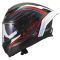 Мотошолом LS2 FF807 Dragon Subic White Blue Red