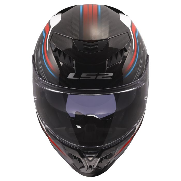 Мотошолом LS2 FF807 Dragon Subic White Blue Red