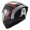 Мотошолом LS2 FF807 Dragon Subic White Blue Red