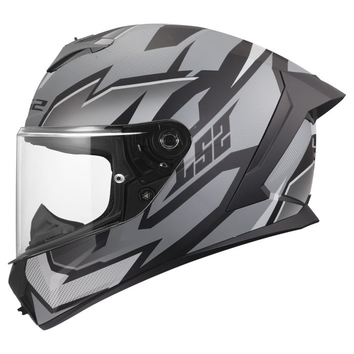 Мотошолом LS2 FF820 Rapid 3 Xtrem Matt Black Grey