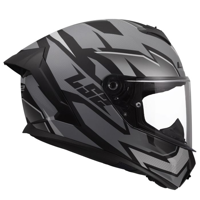 Мотошолом LS2 FF820 Rapid 3 Xtrem Matt Black Grey