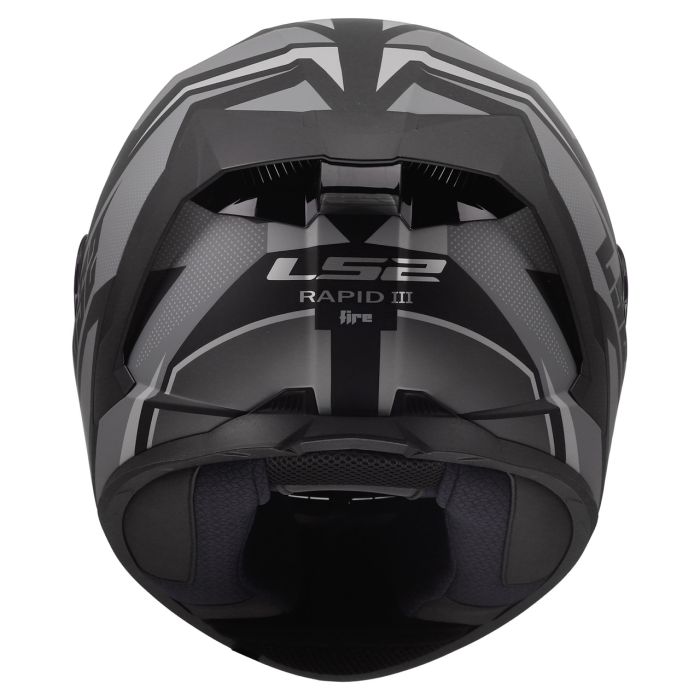 Мотошолом LS2 FF820 Rapid 3 Xtrem Matt Black Grey