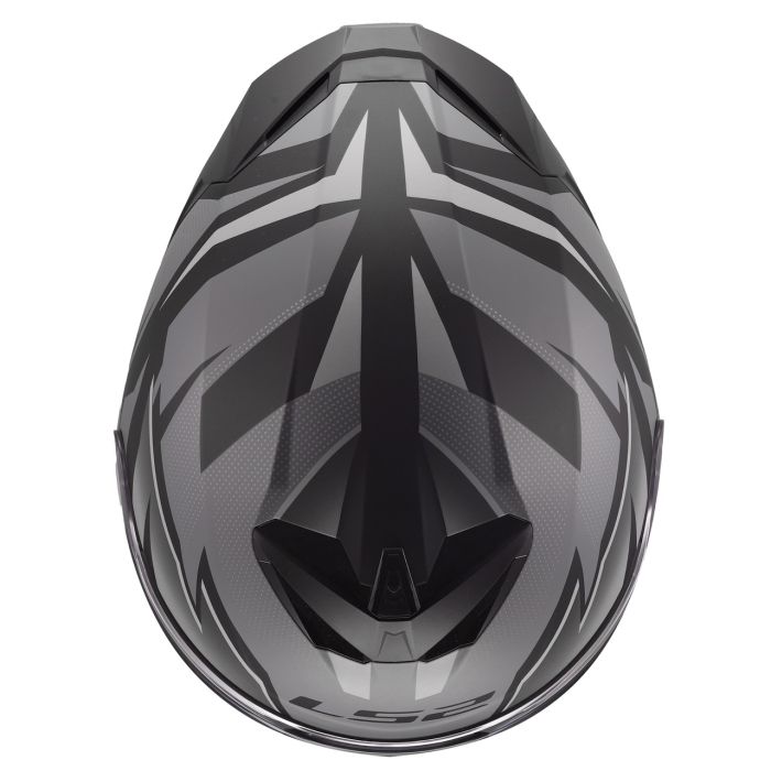Мотошолом LS2 FF820 Rapid 3 Xtrem Matt Black Grey
