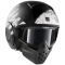 Мотошолом Shark Raw Outcast Matt Black\White