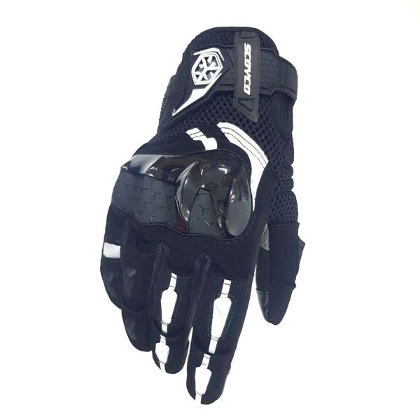 Моторукавички жіночі Scoyco MC117W Lady Black White