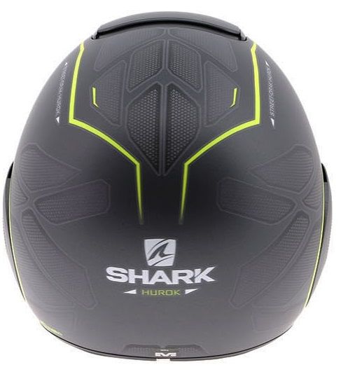 Мотошолом Shark Street Drak Hurok Matt Anthracite/Yellow/Black