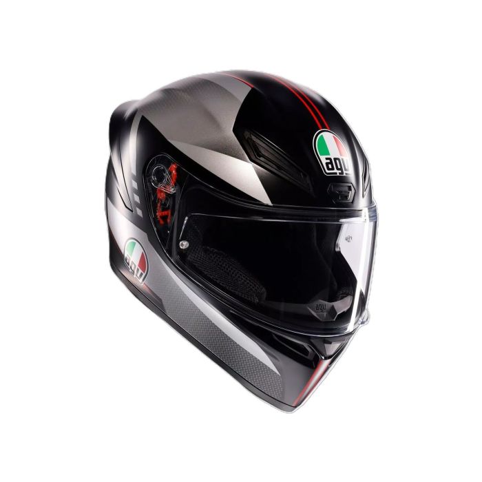 Шолом AGV K1 S (E2206) LAP matt black/grey/red