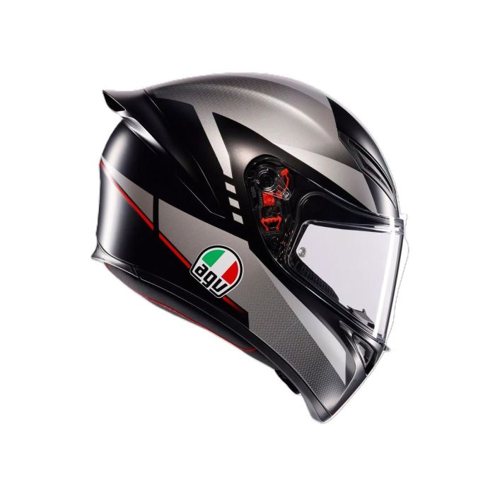 Шолом AGV K1 S (E2206) LAP matt black/grey/red