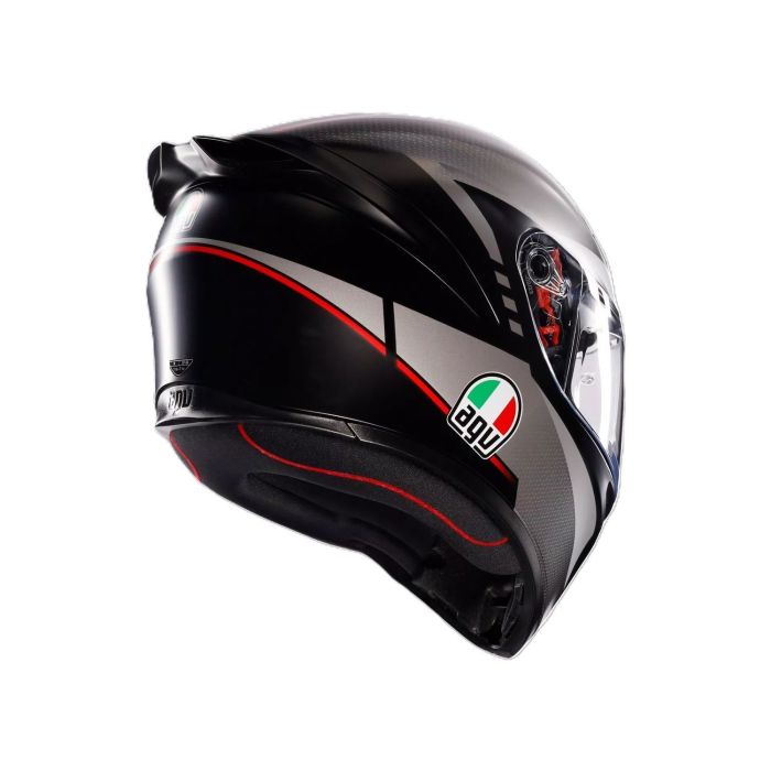 Шолом AGV K1 S (E2206) LAP matt black/grey/red
