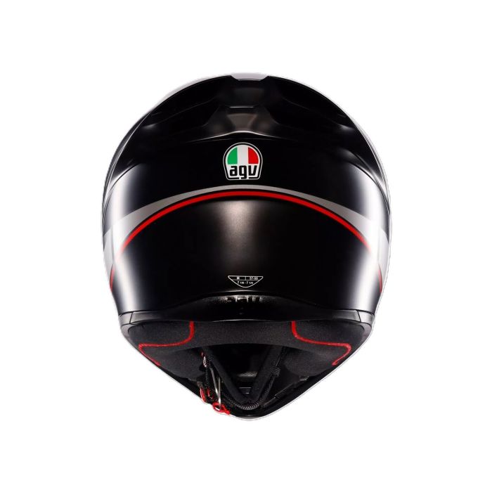 Шолом AGV K1 S (E2206) LAP matt black/grey/red
