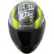 Мотошолом LS2 FF353 Rapid Thunder Matt Titanium Neon Yellow