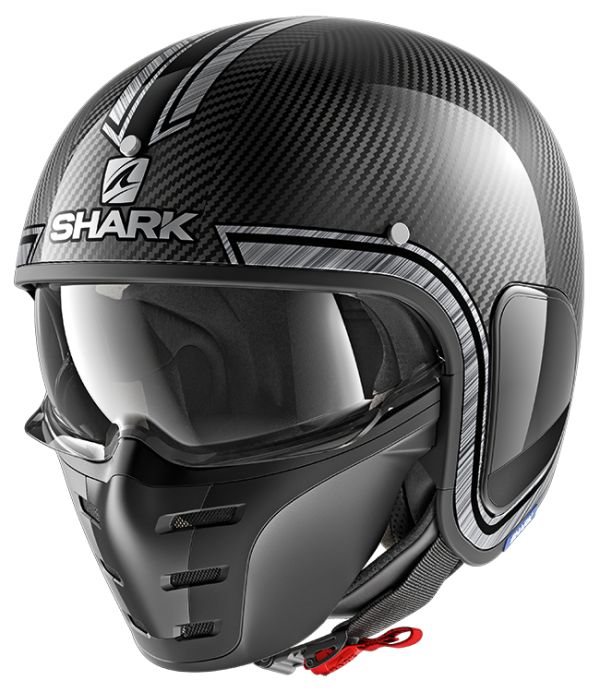 Мотошолом Shark S-Drak Carbon Vinta Black\Grey