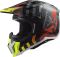 Мотошолом LS2 MX703 C X-Force Barrier Hi-Viz Yellow Red