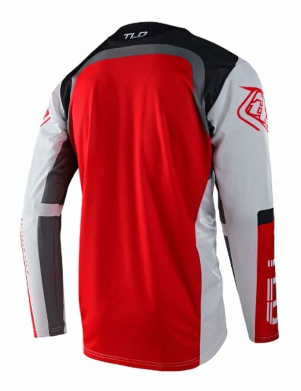 Джерсі TLD Sprint Jersey Fractura [Charcoal Glo Red]