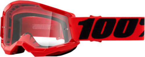 Дитячі окуляри 100% STRATA 2 Youth Goggle Red - Clear Lens