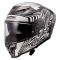 Мотошолом LS2 FF807 Dragon Enthum Silver