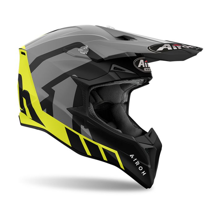 Шолом AIROH WRAAAP RELOADED yellow matt