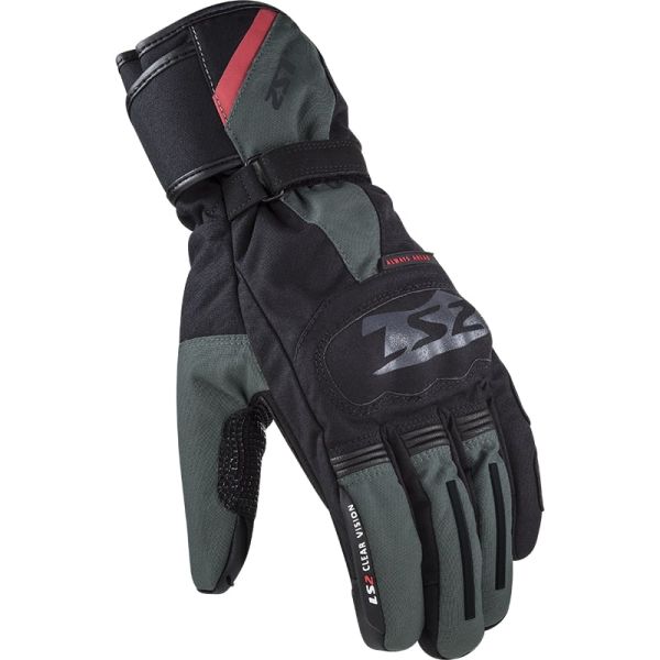 Моторукавички LS2 Snow Man Gloves Black Green