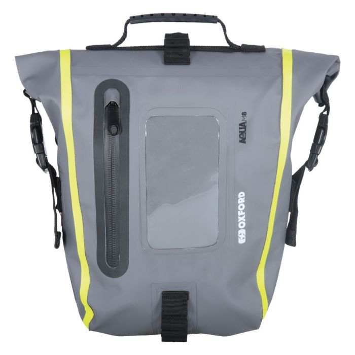 Сумка на бак Oxford Aqua M8 Tank Pack Black/ Grey/ Fluo