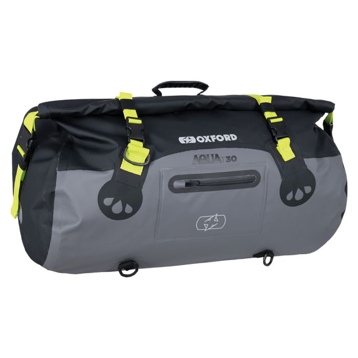 Мото сумка Oxford Aqua T-30 Roll Bag Black/Grey/Fluo