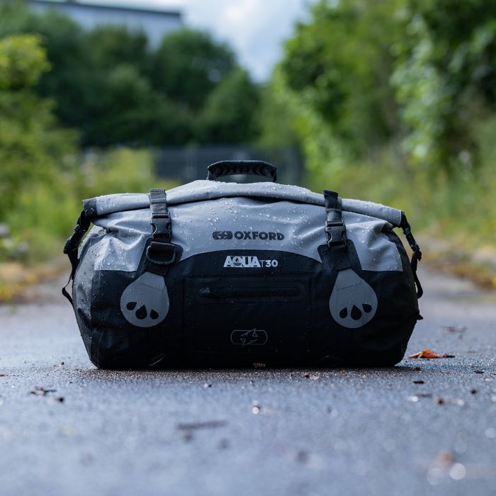 Мото сумка Oxford Aqua T-30 Roll Bag Grey/Black