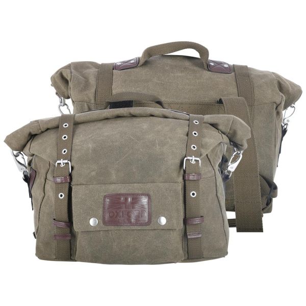 Мото сумка Oxford Heritage Panniers Khaki 40L