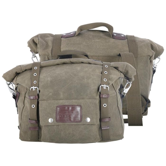 Мото сумка Oxford Heritage Panniers Khaki 40L