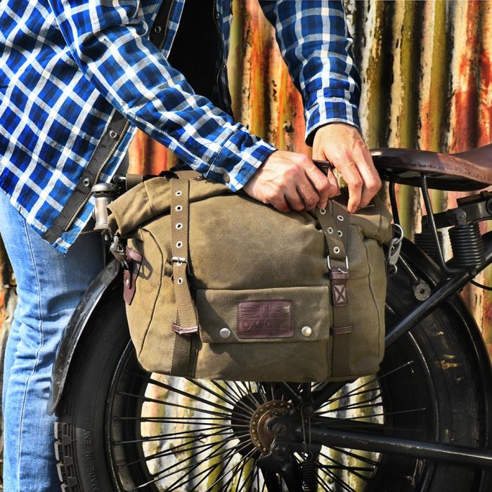 Мото сумка Oxford Heritage Panniers Khaki 40L