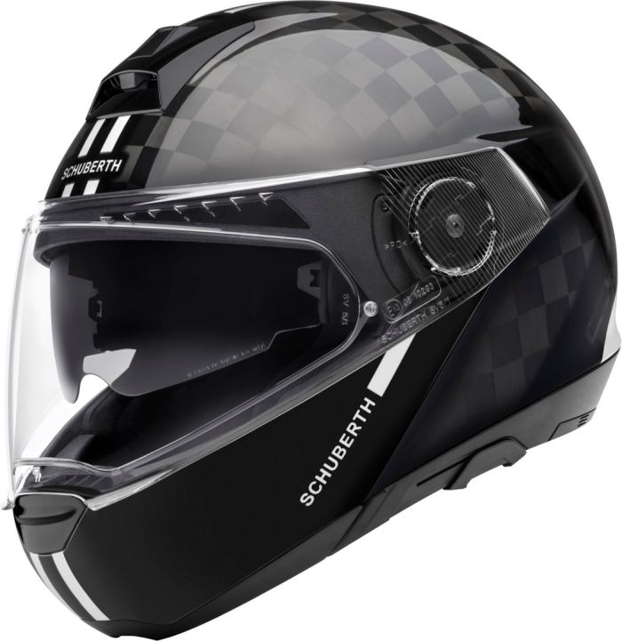 Мотошолом Schuberth C4 Pro Carbon Fusion White
