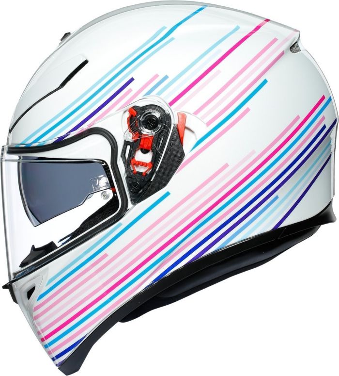 Мотошолом AGV K3 SV Sakura Pearl Whit\Purple