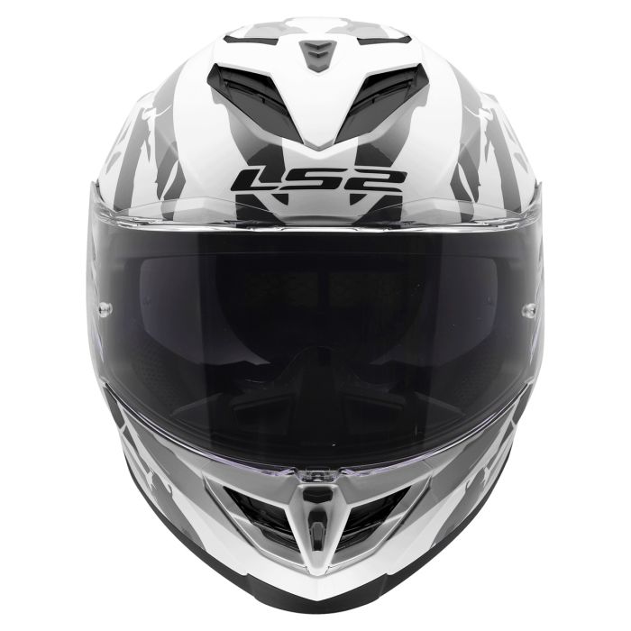 Мотошолом LS2 FF818 Storm 3 Kaos White Grey